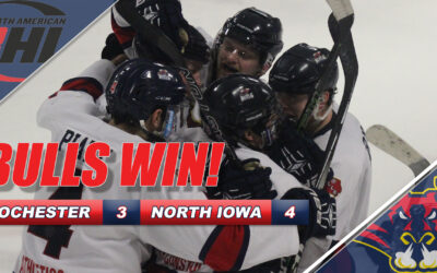 Back to Their Winning Ways, Bulls Top Ice Hawks, 4-3