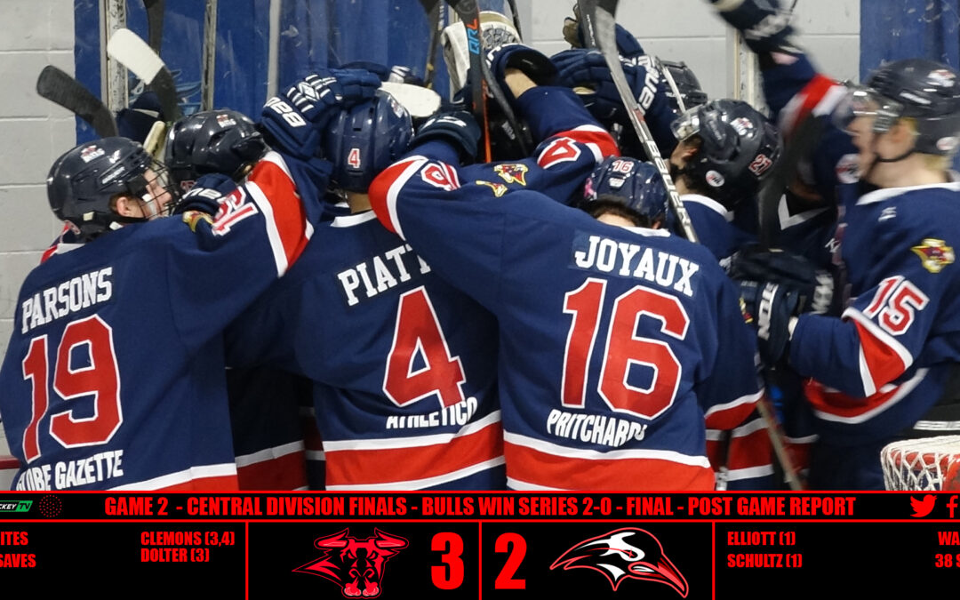 Bulls Beat La Crosse 3-2, Reach Fifth Straight Silver Cup