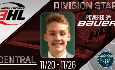 Blackowiak Named Central Division Star of the Week