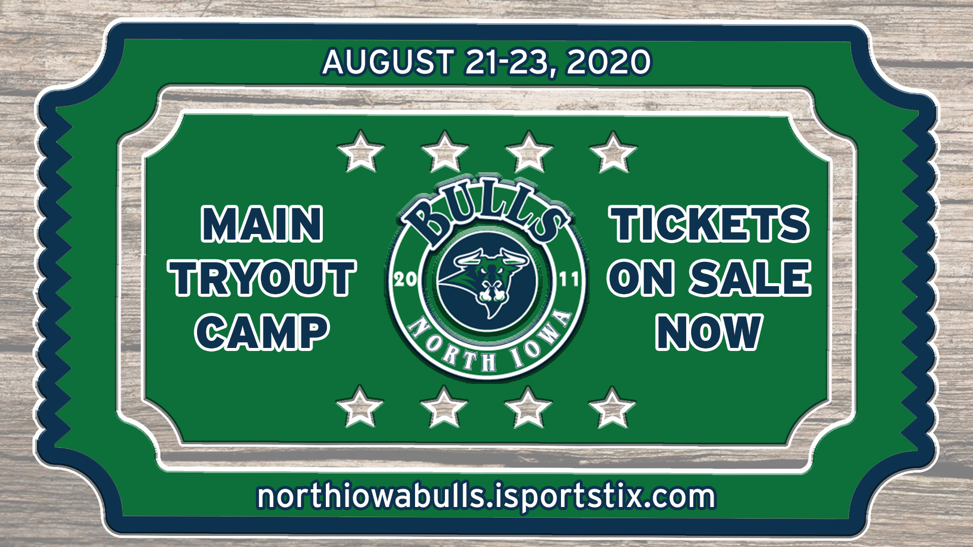 Main Tryout Camp tix on sale