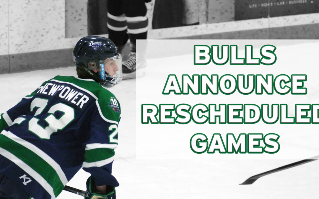 Bulls Announce Updated, Rescheduled Game Dates