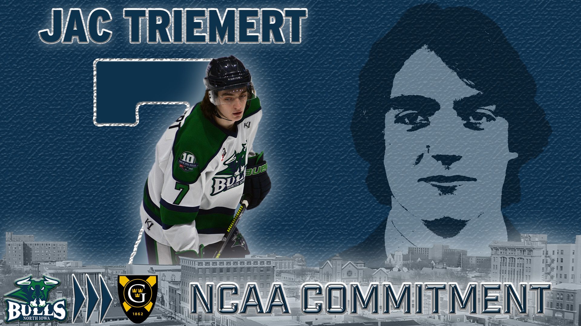 Bulls Commitment 2020-21 jac triemert gustavus