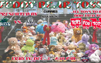 Bulls Host Annual “Teddy Bear Toss” Game Friday Night
