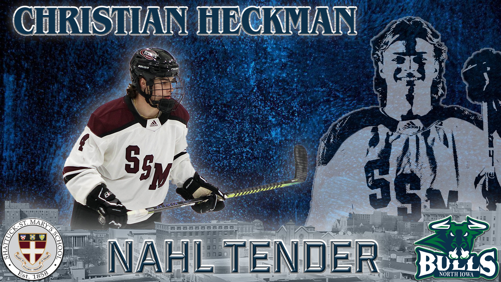 Bulls Commitment 2021-22 CHRISTIAN HECKMAN SHATTUCK ST MARYS