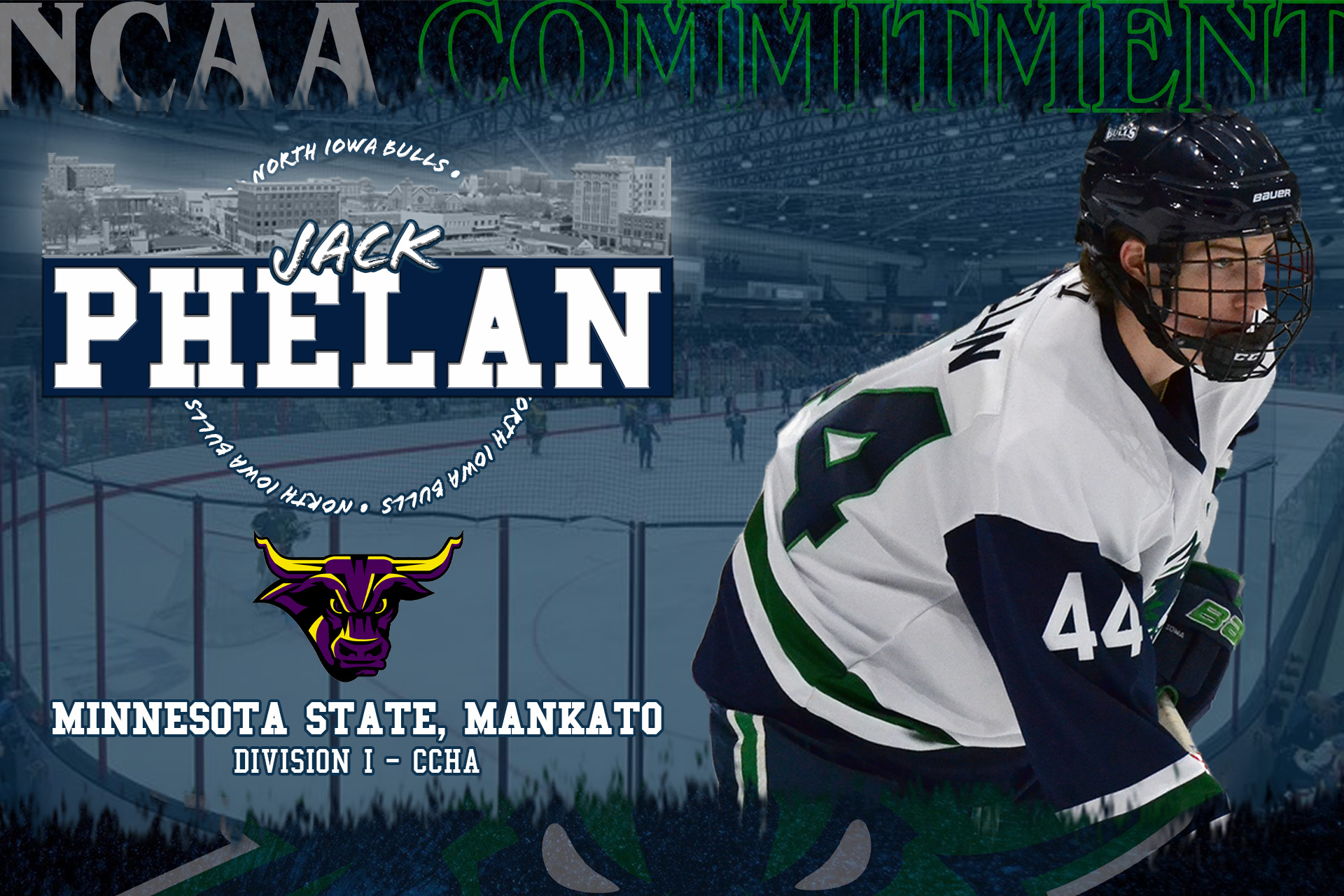2022-23 Bulls Commitment jack phelan mankato state